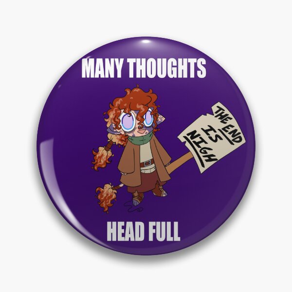 Item preview, Many Thoughts, Head Full designed and sold by LichesGetStitches.
