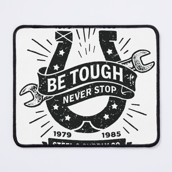 Item preview, Steel and Supply Co Tough Horseshoe Poster designed and sold by Matinez Pink.