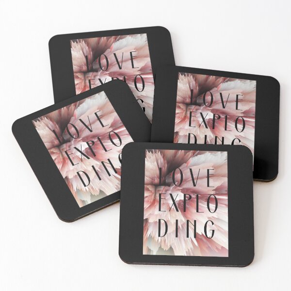 Item preview, Love Exploding Typography Pastel Abstract Art designed and sold by LekkieStudioArt.