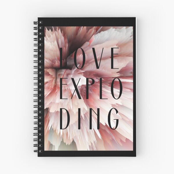 Item preview, Love Exploding Typography Pastel Abstract Art designed and sold by LekkieStudioArt.