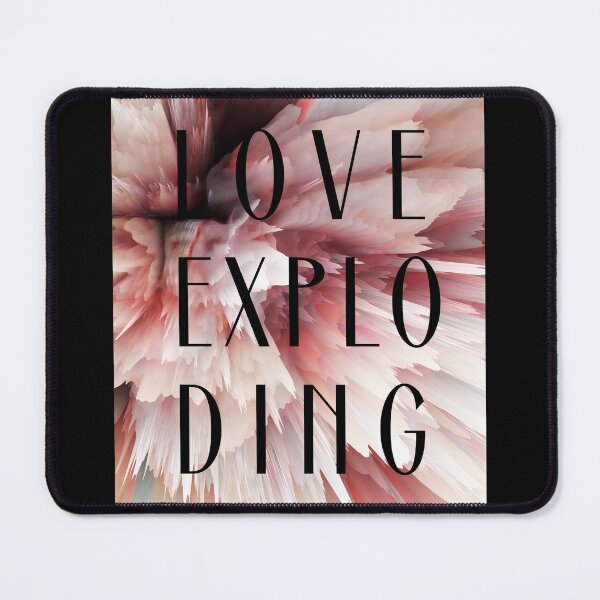 Item preview, Love Exploding Typography Pastel Abstract Art designed and sold by LekkieStudioArt.