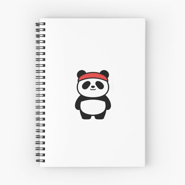 Item preview, Cute Gym Panda with Retro Headband designed and sold by SAKTHI2305.