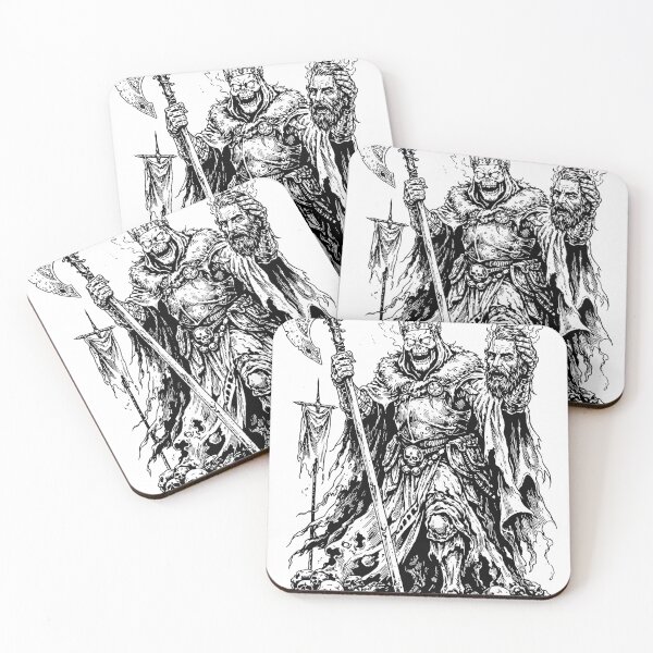 Item preview, Dark Fantasy Knight Line Art designed and sold by Matinez Pink.
