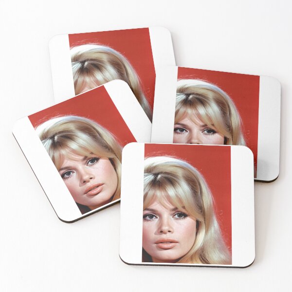 Item preview, Cinema - Great French Actress, Pop Art Portrait on Red Background of the Swinging Sixties designed and sold by Beat-It.