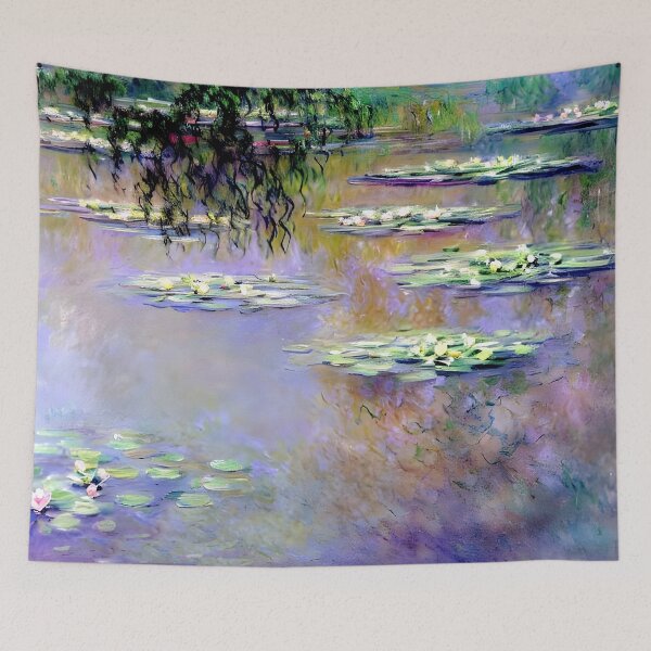 Item preview, Water Lilies: Impression of Reflections & Blossoming Surfaces designed and sold by artdesignsnow.