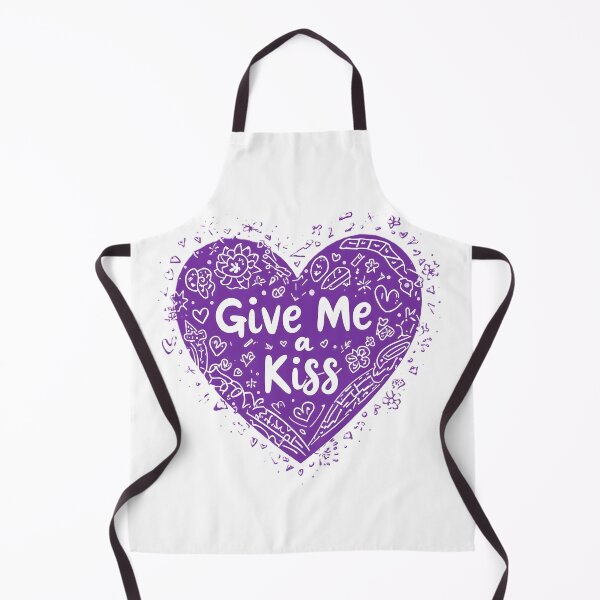 Item preview, Give Me a Kiss Cute Heart Sticker | Romantic Love Quote Design designed and sold by dreamz-world.