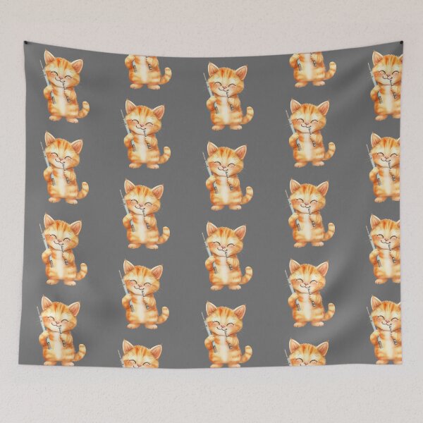 Item preview, Cute Orange Cat designed and sold by Phongphut.