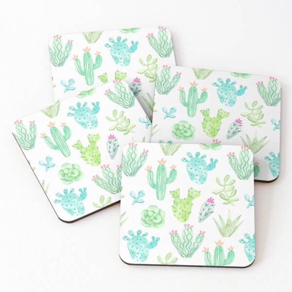 Item preview, Watercolor Cactus Flowers designed and sold by Twosided.