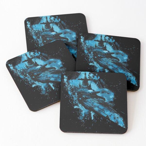 Item preview, Futuristic Sci-Fi Battleship Space Cruiser Art designed and sold by VectorForge.