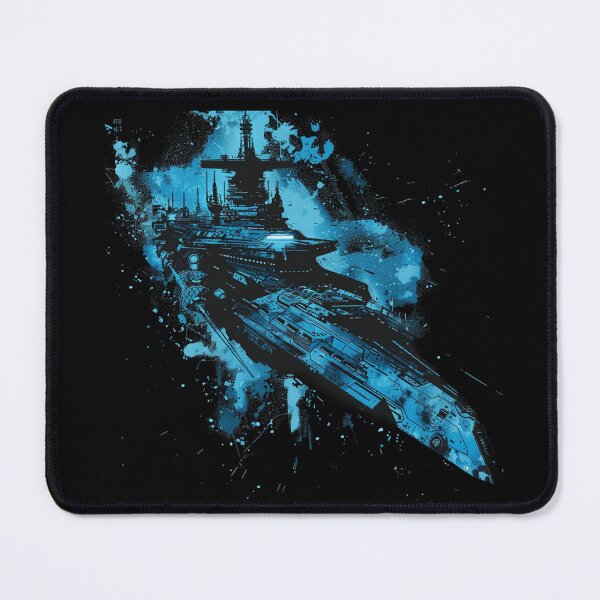 Item preview, Futuristic Sci-Fi Battleship Space Cruiser Art designed and sold by VectorForge.
