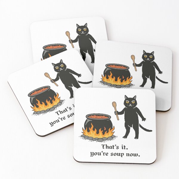 Item preview, That's It You're Soup Now Witch Cat designed and sold by Matinez Pink.