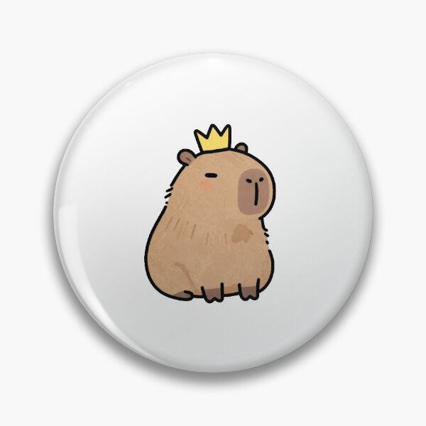 Item preview, Cute King Capybara designed and sold by SAKTHI2305.
