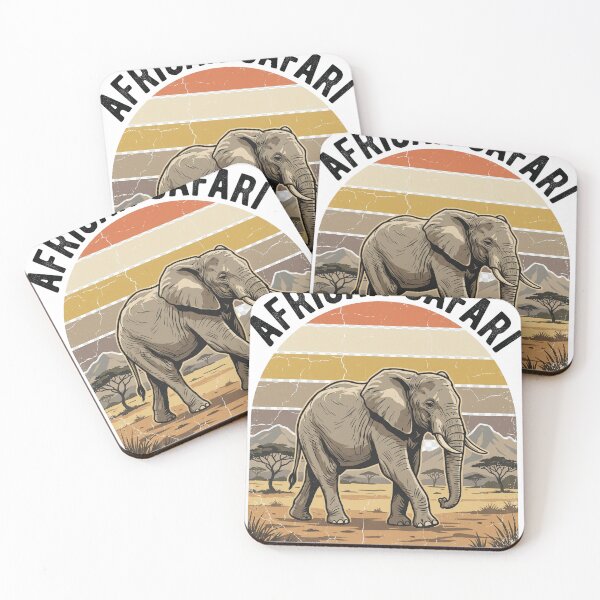 Item preview, African Safari Vintage Wildlife Adventure T-Shirt designed and sold by LumyFlow.