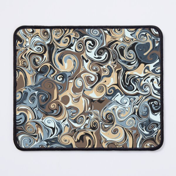 Item preview, blue & brown Multicolor Flow Design designed and sold by gemsstickers1.