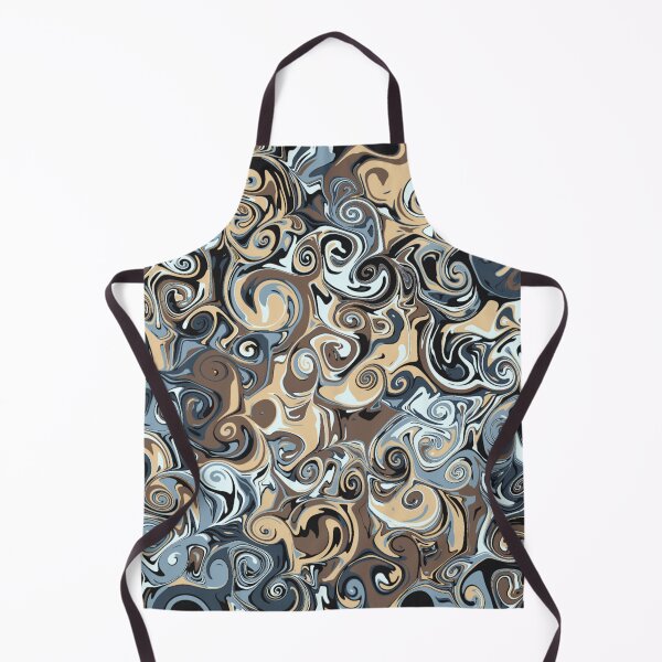 Item preview, blue & brown Multicolor Flow Design designed and sold by gemsstickers1.
