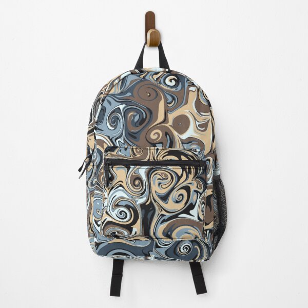 Item preview, blue & brown Multicolor Flow Design designed and sold by gemsstickers1.