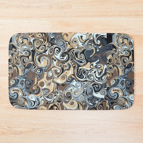 Item preview, blue & brown Multicolor Flow Design designed and sold by gemsstickers1.