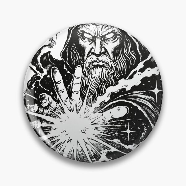 Item preview, Hooded Wizard Casting Cosmos Magic designed and sold by Matinez Pink.
