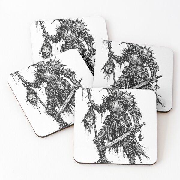 Aperçu de l'œuvre Guerrier berserker en carton à gratter créée et vendue par Matinez Pink.