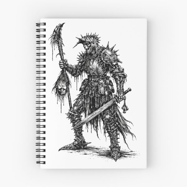 Item preview, Scratchboard Berserker Warrior designed and sold by Matinez Pink.