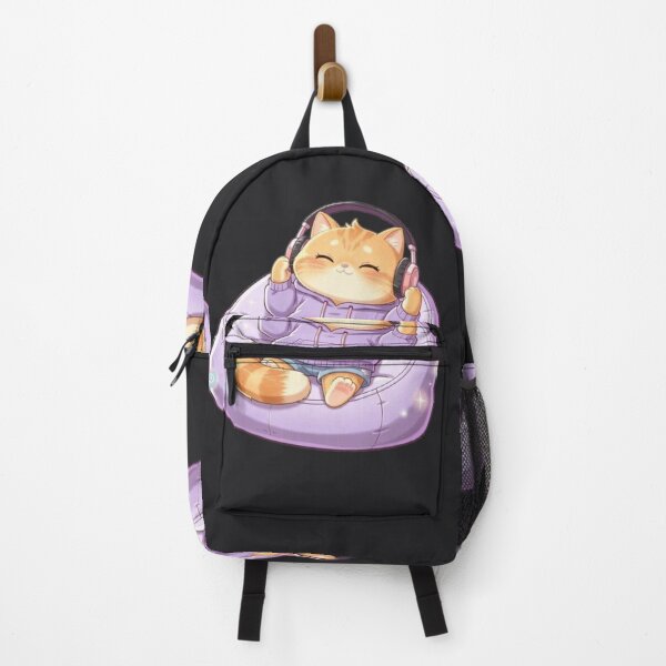Item preview, Chill Lofi Cat Listening Music Relaxing designed and sold by Moody Vibes Studio.