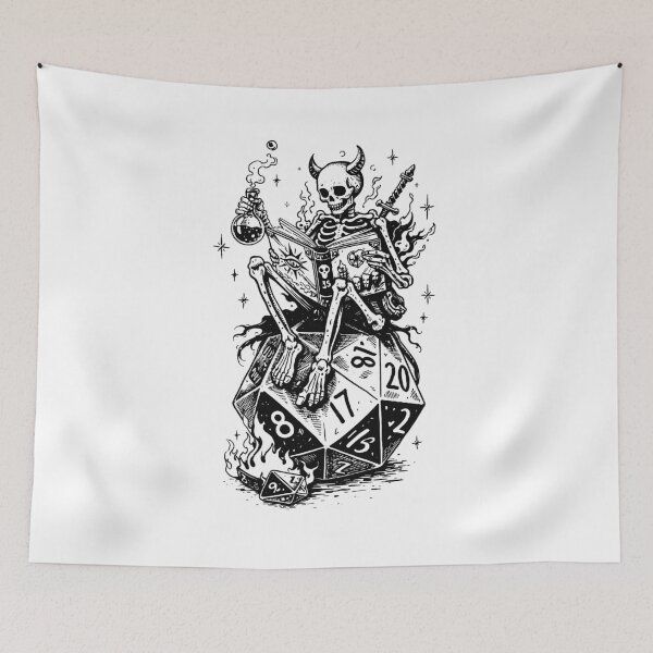 Item preview, Horned Demon Lord of the Underworld designed and sold by Matinez Pink.
