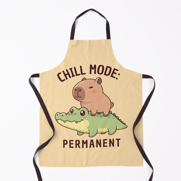 Item preview, Chill Capybara Riding Crocodile Permanent Mode designed and sold by cubbone.