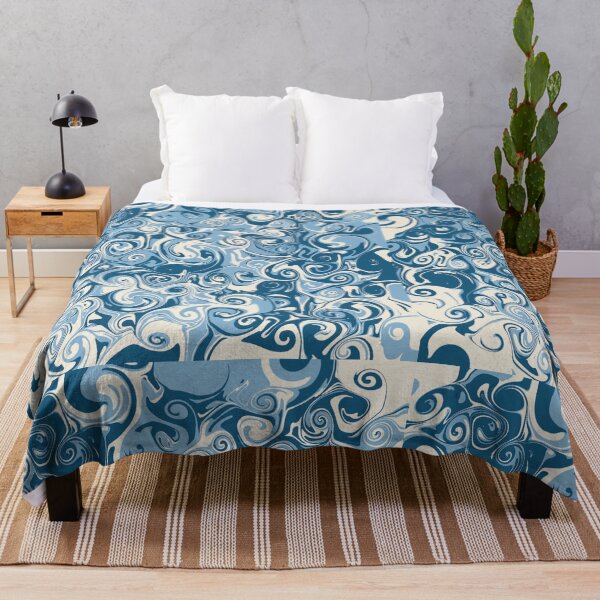 Item preview, blue Multicolor Flow Design designed and sold by gemsstickers1.