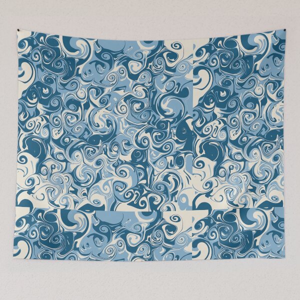 Item preview, blue Multicolor Flow Design designed and sold by gemsstickers1.