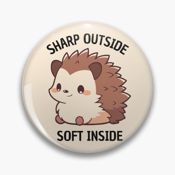 Item preview, Cute Hedgehog Sharp Outside Soft Inside designed and sold by cubbone.