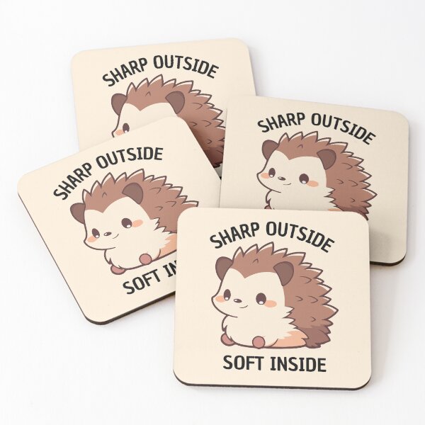 Item preview, Cute Hedgehog Sharp Outside Soft Inside designed and sold by cubbone.