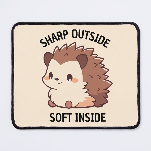 Item preview, Cute Hedgehog Sharp Outside Soft Inside designed and sold by cubbone.