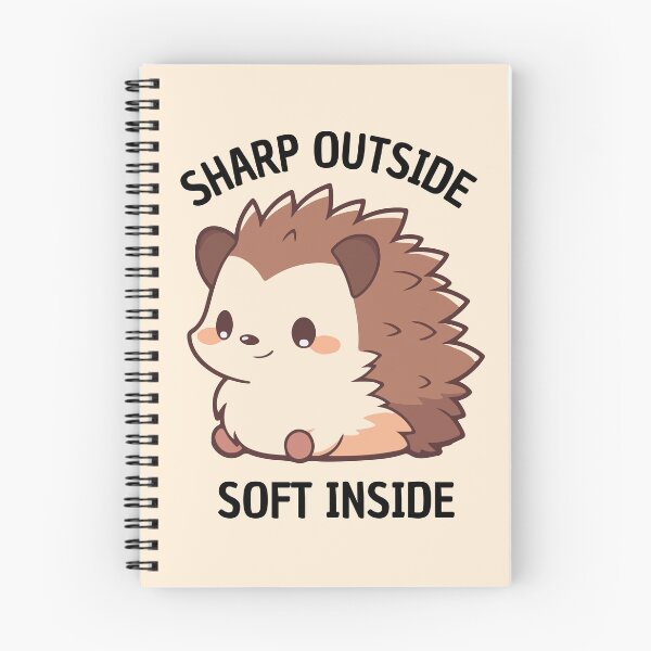 Item preview, Cute Hedgehog Sharp Outside Soft Inside designed and sold by cubbone.