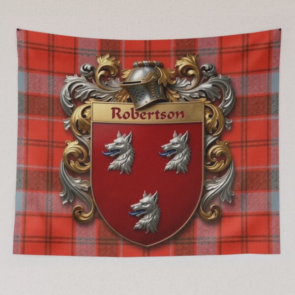 Item preview, Robertson Shield 3D and Weathered Tartan designed and sold by Kirrindy Designs.