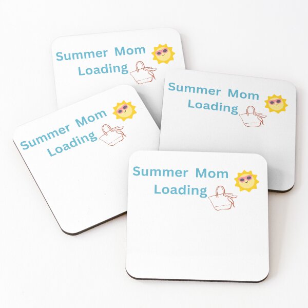 Item preview, Summer Mom Loading Cute Funny Vacation Typography designed and sold by mayacreations7.