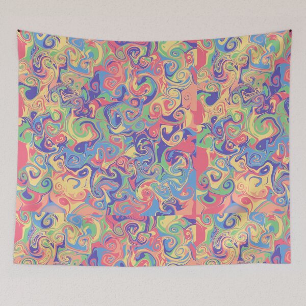 Item preview, rainbow Multicolor Flow Design designed and sold by gemsstickers1.