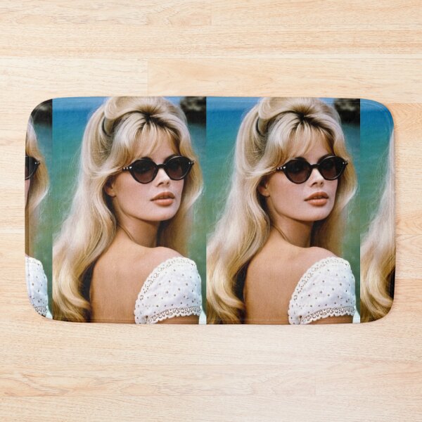 Item preview, Cinema - Great French Actress, Round Mod Sunglasses Portrait by the Sea of the 1960s designed and sold by Beat-It.