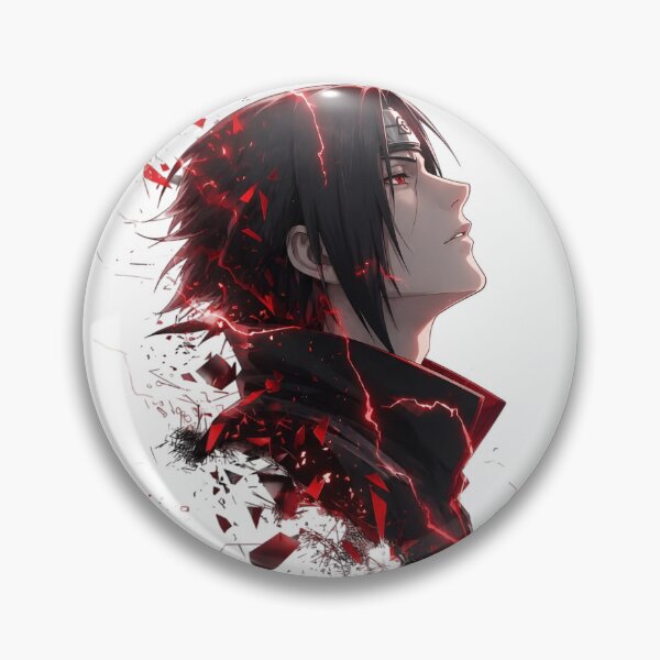 Item preview, Itachi Uchiha Crimson Lightning Anime Poster | Dark Shinobi Warrior Art | Red Energy Manga Aesthetic designed and sold by Dyan4.
