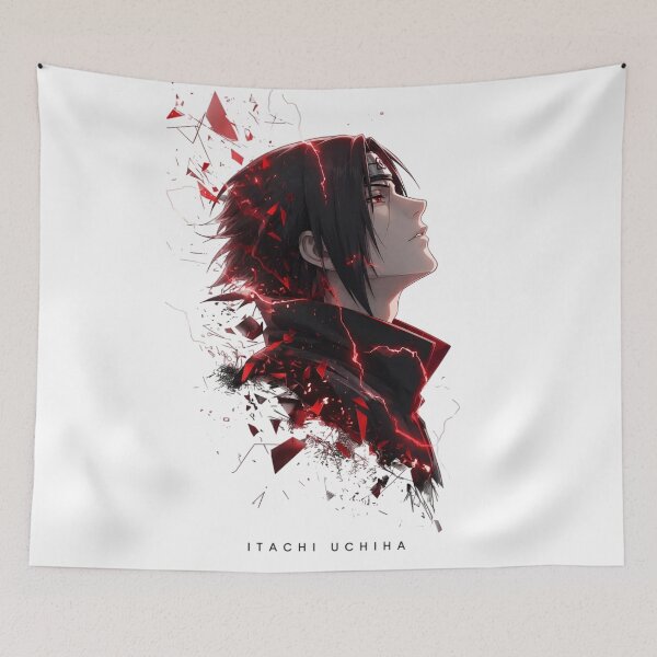 Item preview, Itachi Uchiha Crimson Lightning Anime Poster | Dark Shinobi Warrior Art | Red Energy Manga Aesthetic designed and sold by Dyan4.