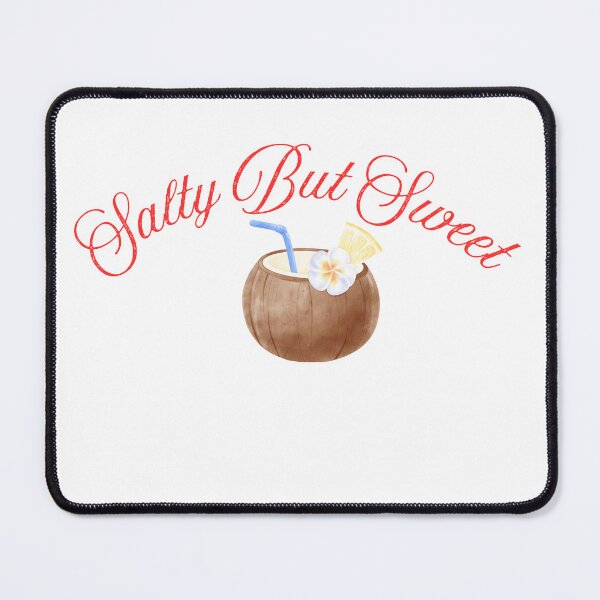Item preview, Salty But Sweet Cute Coconut Tropical Summer Art designed and sold by mayacreations7.