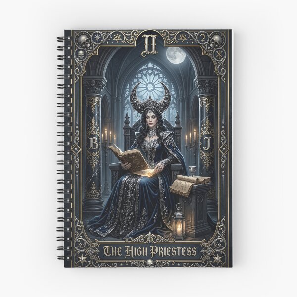 Item preview, The High Priestess -Major Arcana tarot Cards designed and sold by Studio77-Gothic.