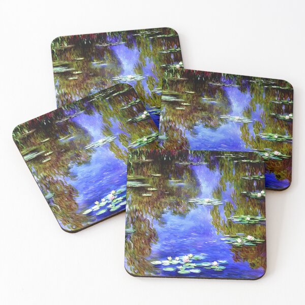Item preview, Water Lilies: Impression of Reflections & Blossoming Surfaces (2) designed and sold by artdesignsnow.