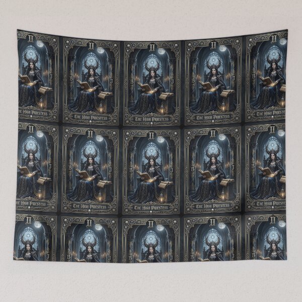 Item preview, The High Priestess -Major Arcana tarot Cards designed and sold by Studio77-Gothic.