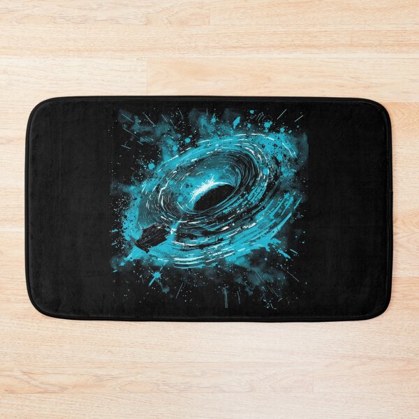 Item preview, Cosmic Black Hole Singularity Swallowing Spaceship Art designed and sold by VectorForge.