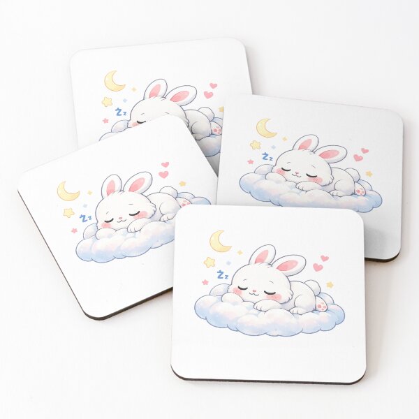Item preview, cute sleeping rabbit designed and sold by Uni-Fashion.