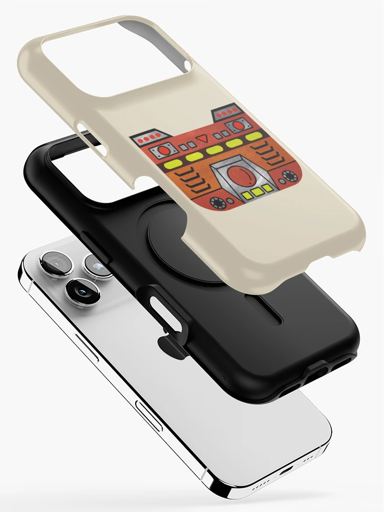 Aperçu 2 sur 4. Coque iPhone avec l'œuvre Robot Racer: Mighty-Man créée et vendue par The Nostalgia Vault.