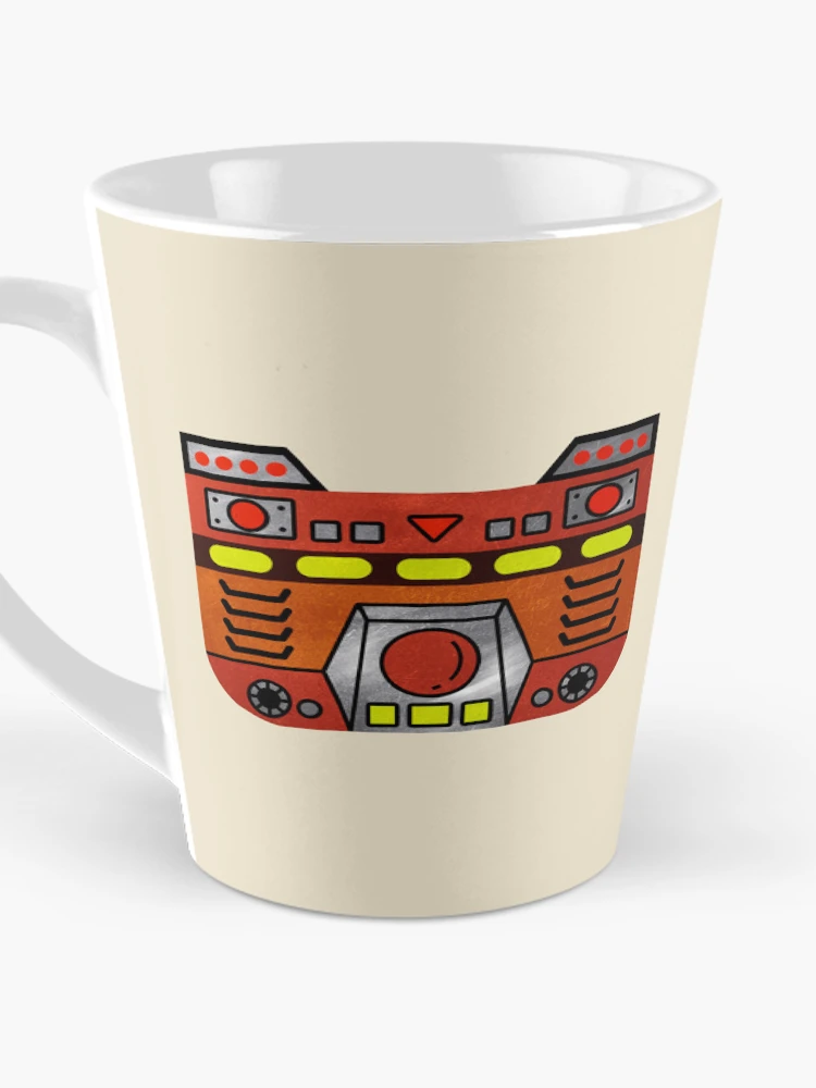 Thumbnail 3 of 4, Coffee Mug, Robot Racer: Mighty-Man designed and sold by The Nostalgia Vault.