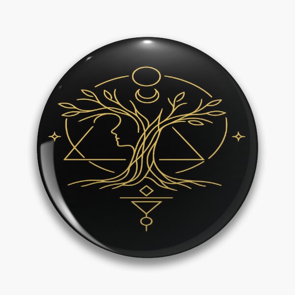 Item preview, Mythical Forest Spirit Sacred Geometry Tree Alchemist Line Art designed and sold by tineldesign.