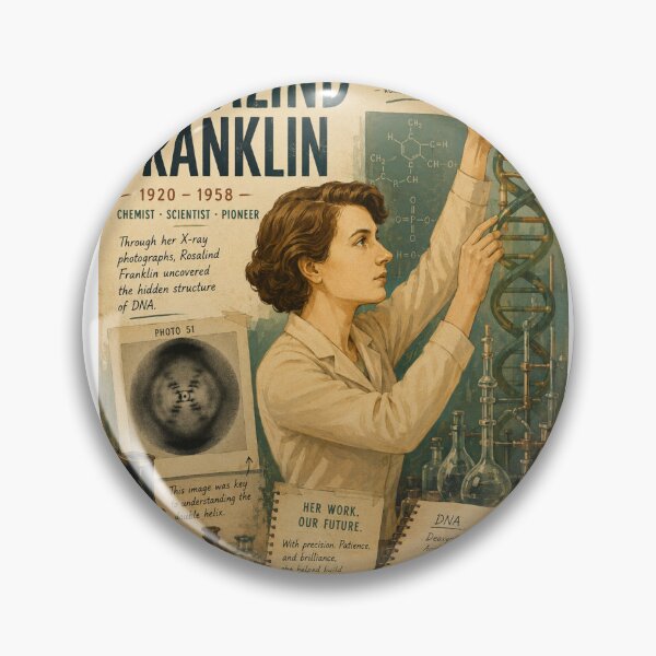 Item preview, Rosalind Franklin Photo 51 Poster designed and sold by labstud.