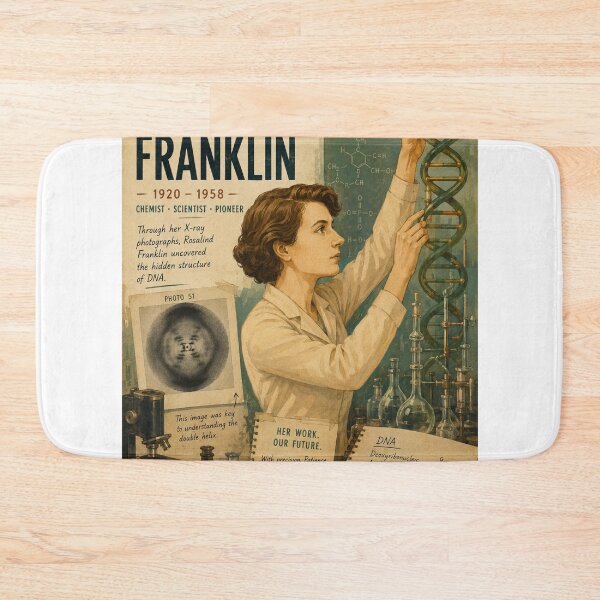 Item preview, Rosalind Franklin Photo 51 Poster designed and sold by labstud.